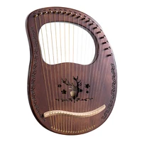 musical instrument lyre harp 16 string small wooden harp 19 strings portable instrumentos musicales string instruments ei50hp
