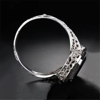 

European and American Party Ring Girl Synthetic Emerald Wedding Ring Birthday Gift Engagement R312 Jewlery for Women Wedding