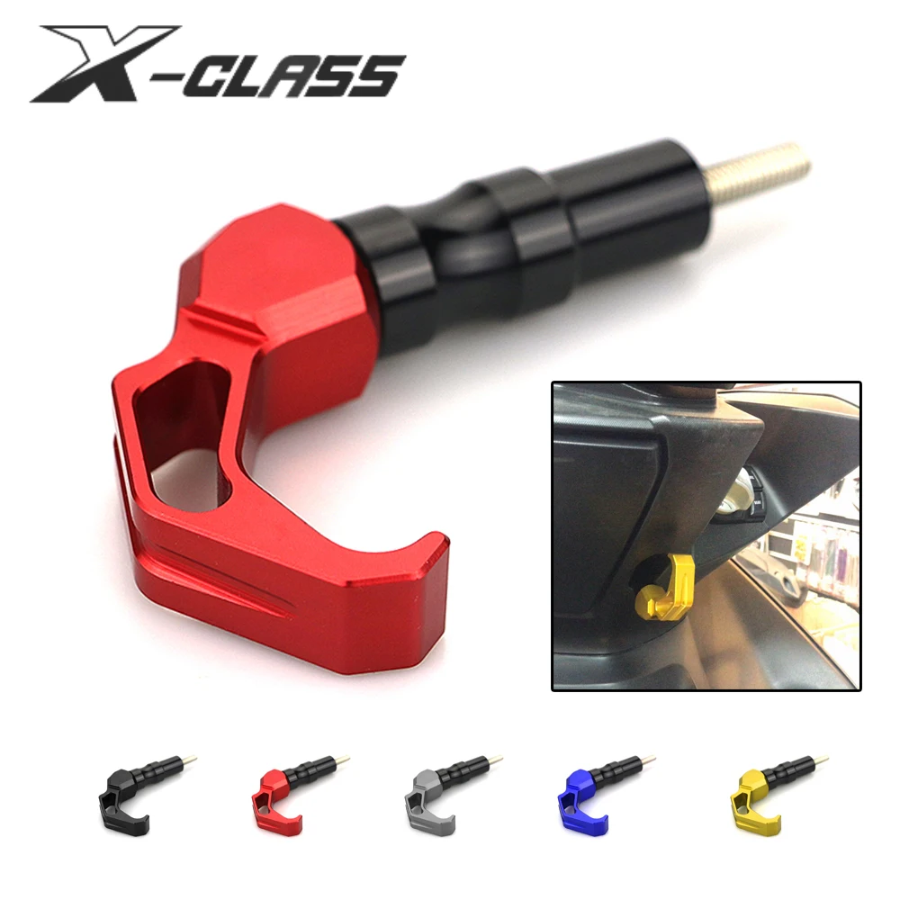 

For Yamaha Aerox 155 NVX 155 2017 2018 Motorcycle Luggage Hook Helmet Gear Bag Holder Hanger Red Blue CNC Aluminum Accessories