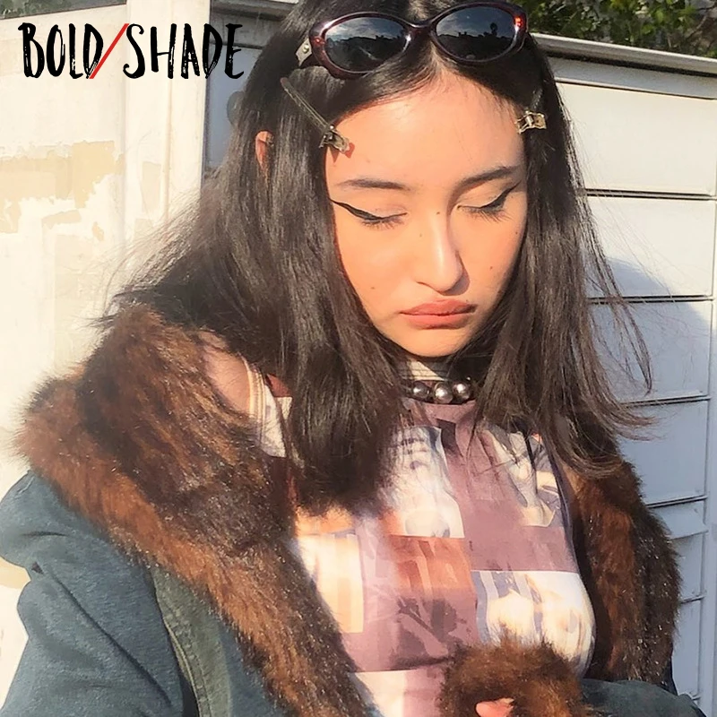 

Bold Shade Aesthetic Fashion Tank Tops Indie Summer 2021 Y2K Sleeveless Bodycon Women Crop Vest Streetwear 90s Retro Clothes Hot