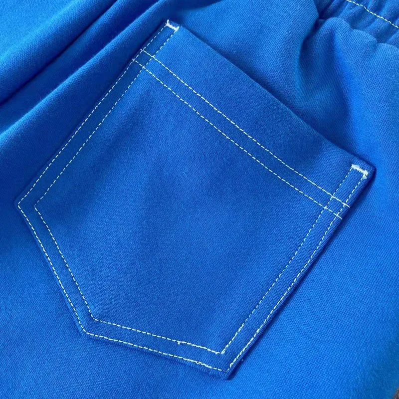 Брюки спортивные с яркой полосой вышивкой по бокам | Мужская одежда