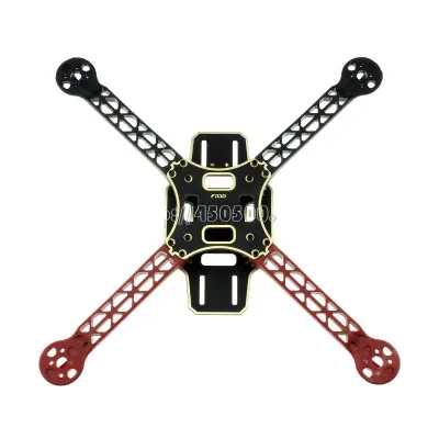F450 рамка Комплект FPV рама мультикоптера квадрокоптера с шасси+ рычаг+ доска RC Дрон аксессуары DIY комбо - Цвет: black red frame