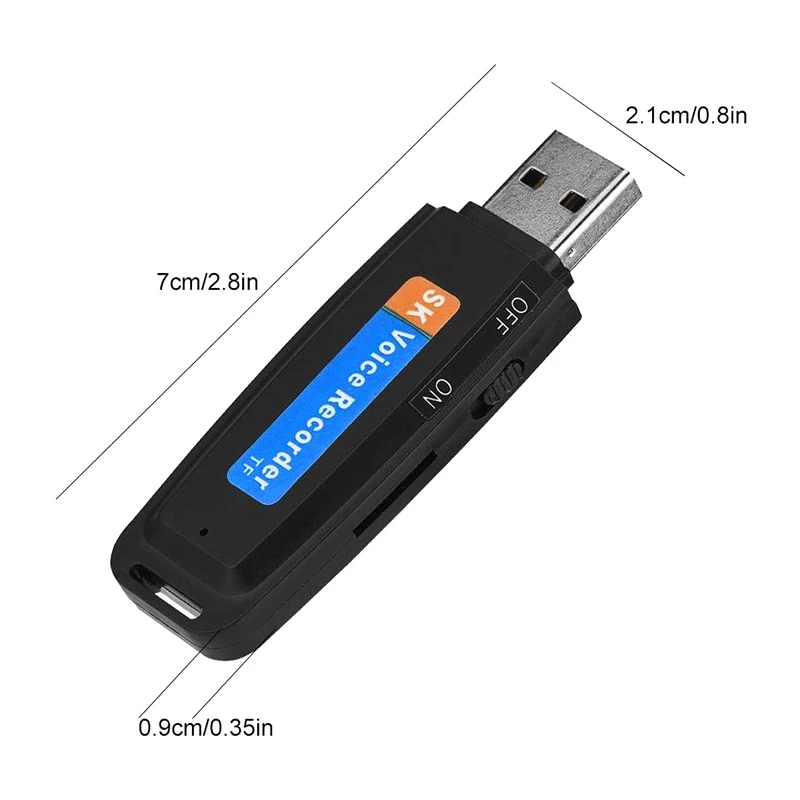 Горячая продажа u диск Цифровой диктофон TF флэш карта USB мини профессиональное