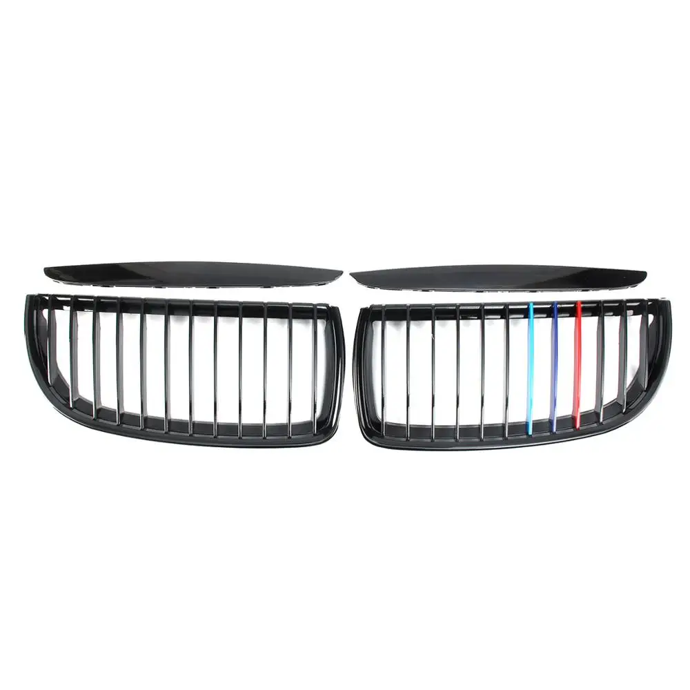 Полные комплекты M Цвета черный глянец передная решетка для BMW E90 E91 2004 2005 2006 2007 2008
