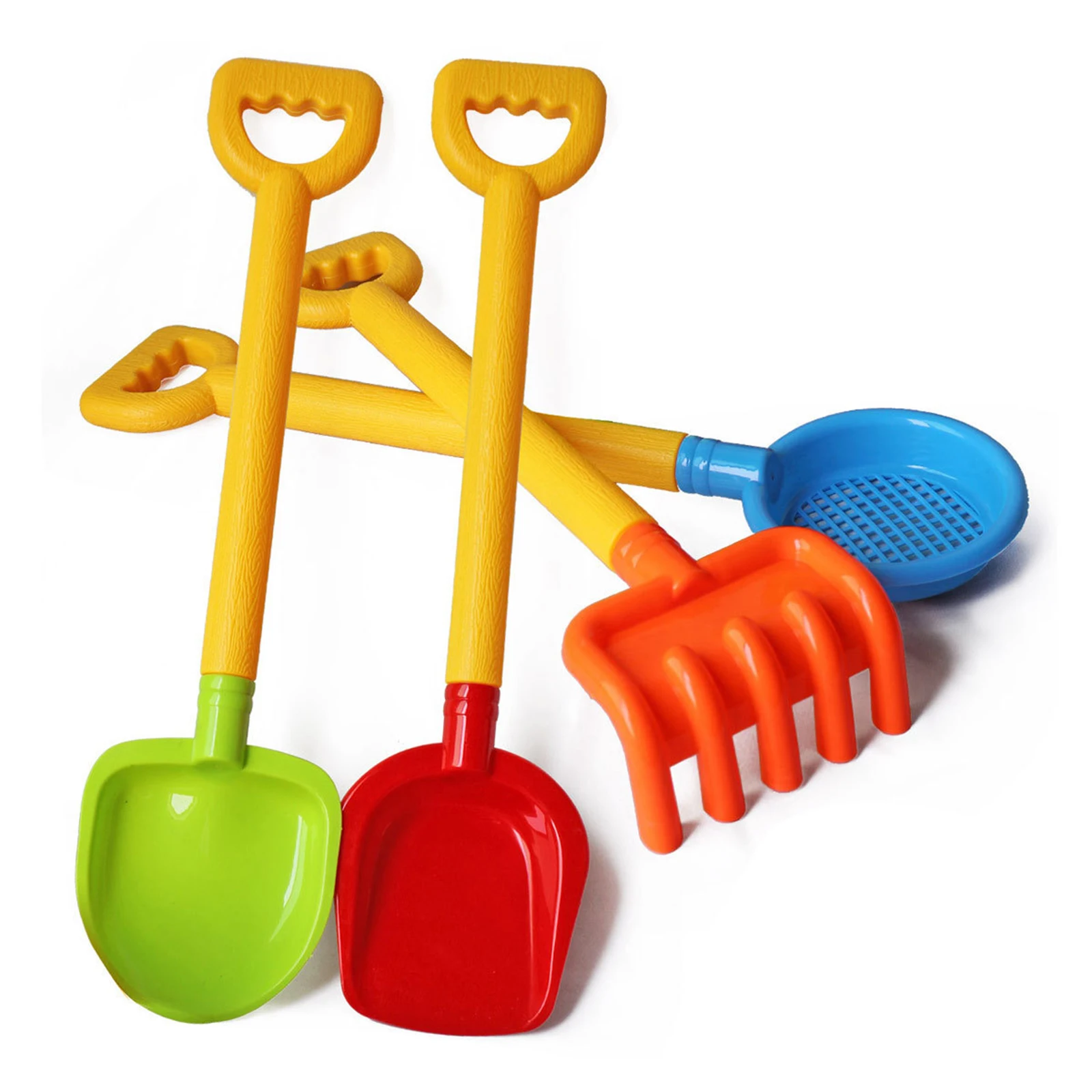 

Plastic Sand Shovels for Children Gift Set Party Bundle 4-pack Great