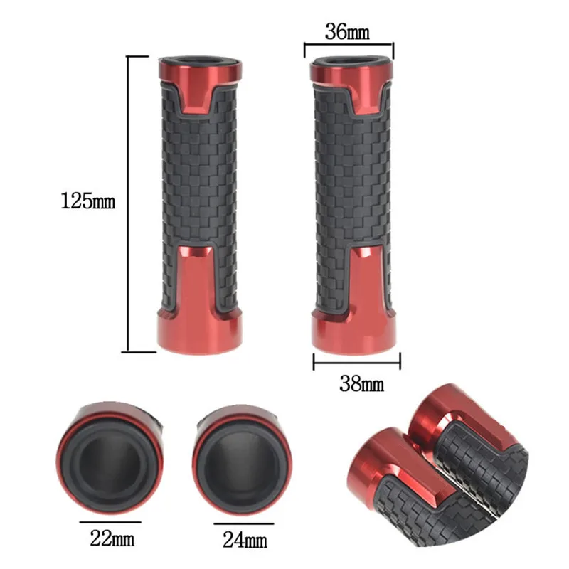 Ручка 7/" 22 мм руль мотоцикла ручки и ручки бар концы ручной крышки для MV Agusta Brutale 910 910R 910 R 2005 2006 2007 2008