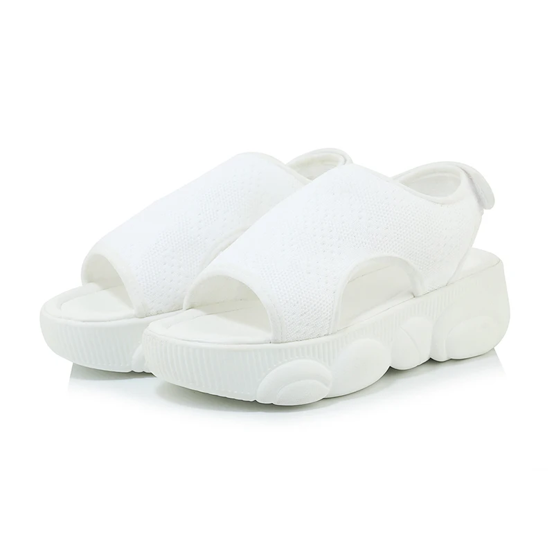 

Plus Size 34-46 Women Wedges Sandals Mesh Casual Summer Shoes Woman Peep Toe Platform Sandals Plataformas Mujer Sandalias Shoes