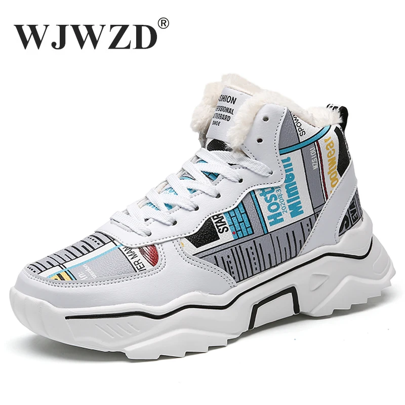 

Мужские зимние уличные ботинки, Нескользящие кроссовки, очень теплые мужские ботильоны, удобная повседневная обувь для пар, Zapatillas Hombre