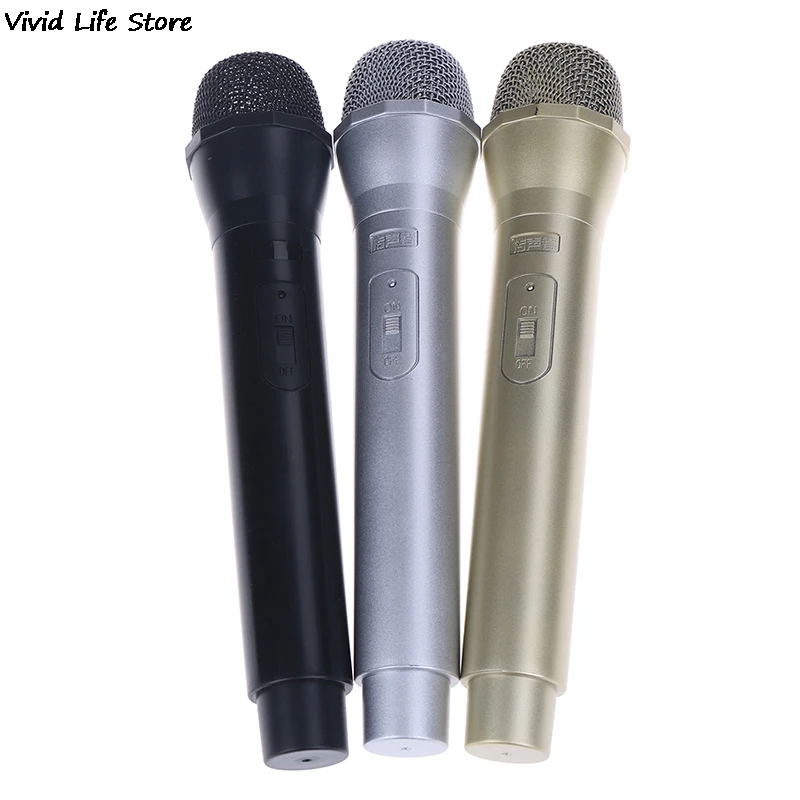 

1 шт., 3 цвета, манекен, микрофон, развивающие игрушки, имитация микрофона, Модель корпуса, реквизит для выступлений, детские игрушки, модель м...