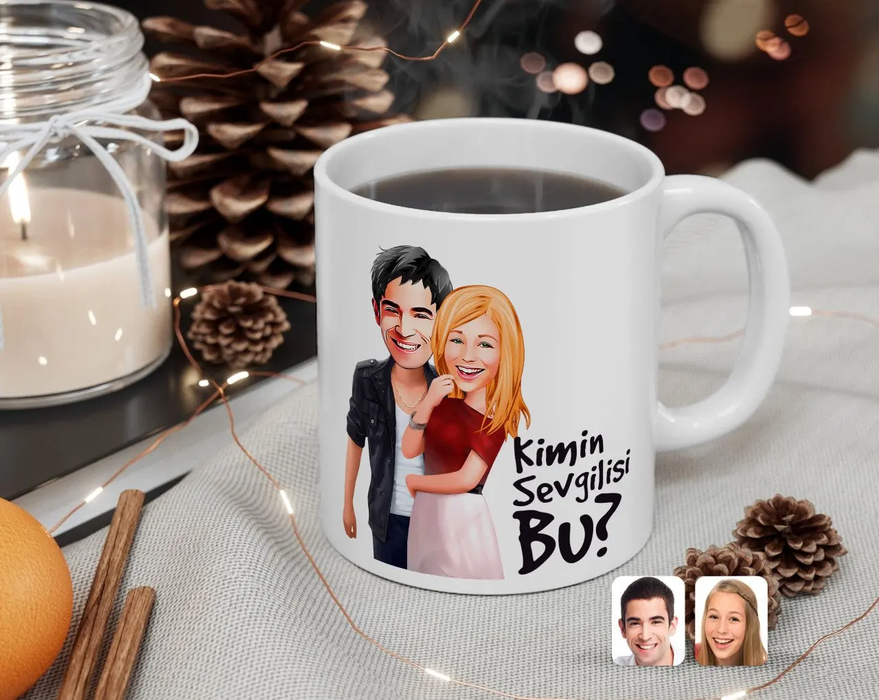 

Персонализированные Валентина кимин Lover это карикатура белая кружка Bardak-90