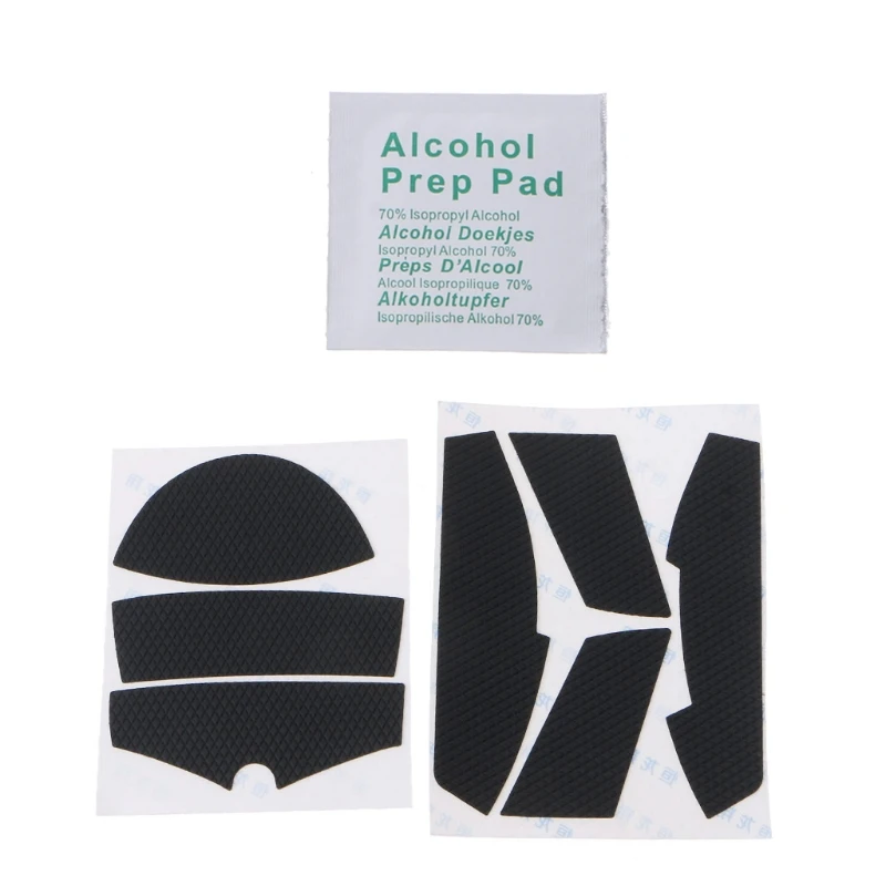 

Fully-Wrap Mouse Skates Side Stickers Superlight Wireless Without Mouse for logitech G102 / G034 Mouse Black