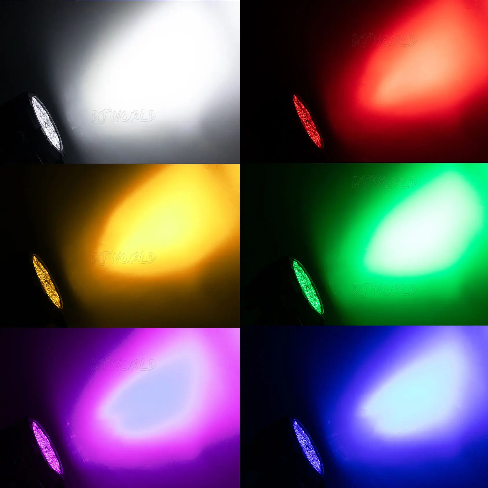 Free Fast Shipping LED Flat / Waterproof 18x18W /12W Par Light DMX Controller Party DJ Disco Bar Strobe Dimming Effect Projector | Освещение