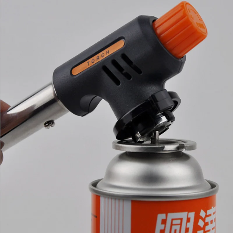Новый обновленный газовый фонарь огнемет бутановый воспламенитель горелки