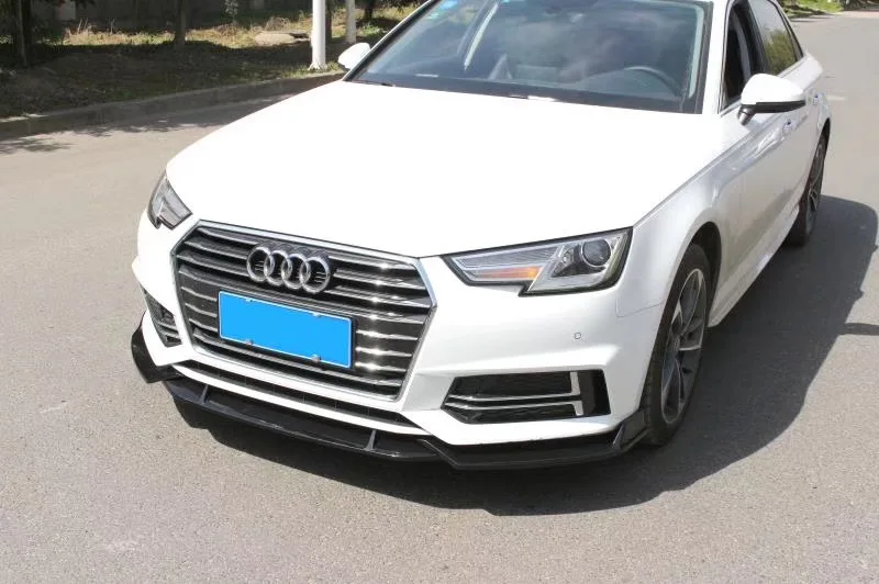 Защитный диффузор для заднего бампера Audi A4 ABS 2017-2018 комплект корпуса бампер