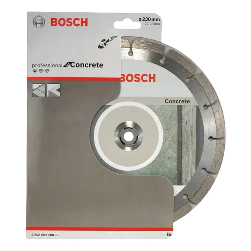 Диск алмазный BOSCH Ф230 бетон BPE (200) (диаметр 230 мм до 6650 об/мин сегментированный