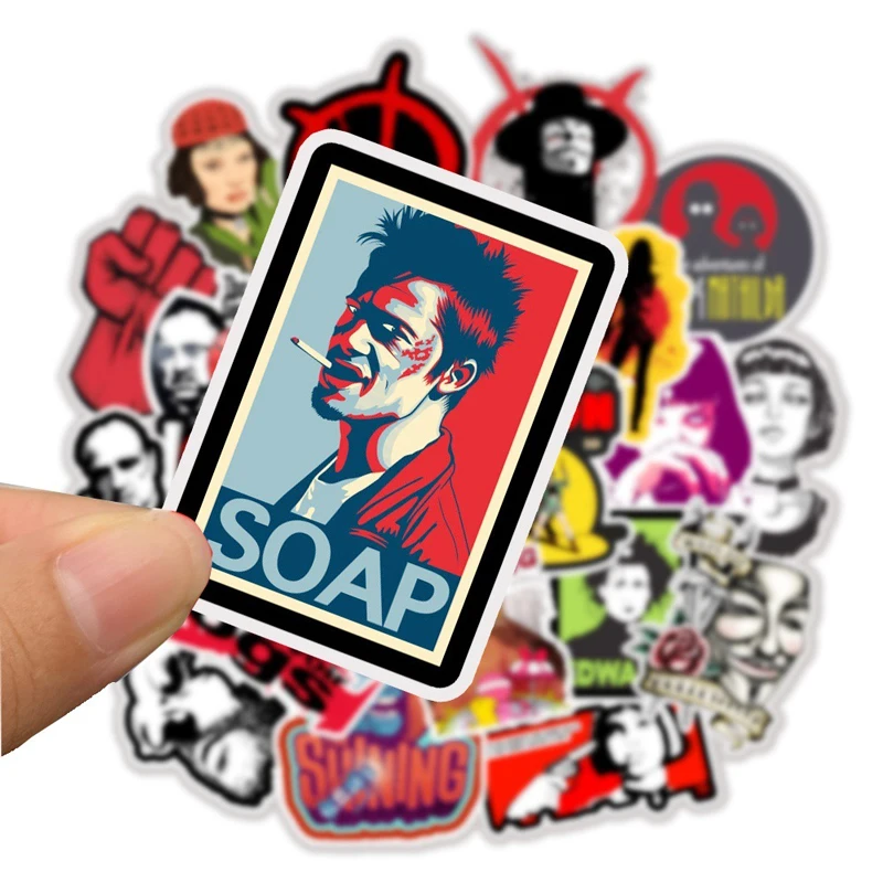 10/30/50 unids/pack colecci&oacute;n de pel&iacute;culas cl&aacute;sicas de calcoman&iacute;as para cuadernos de ordenador de monopat&iacute;n del tel&eacute;fono m&oacute;vil de juguete de dibujos animados caja-3