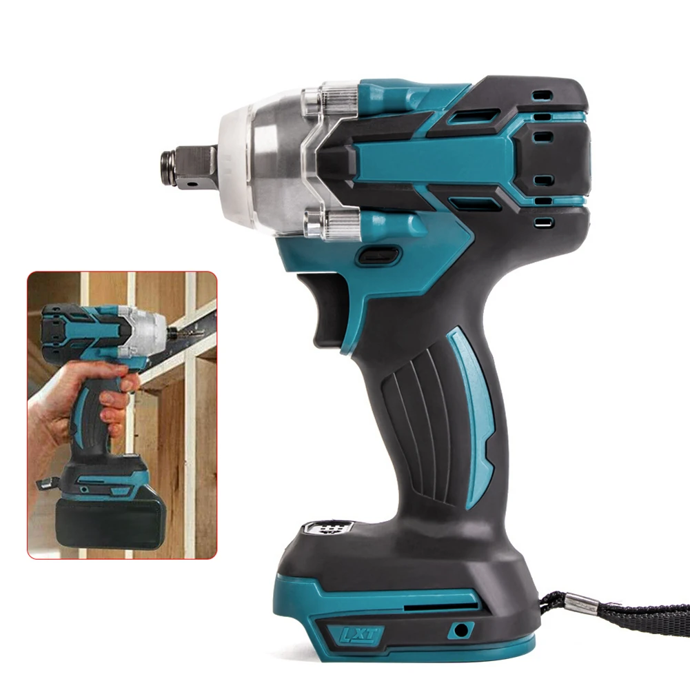 

Brushless Electric Impact Wrench Rechargeable 1/2 inch Wrench Power ToolsRattle Nut Electric High Torque for Makita 18V Battery