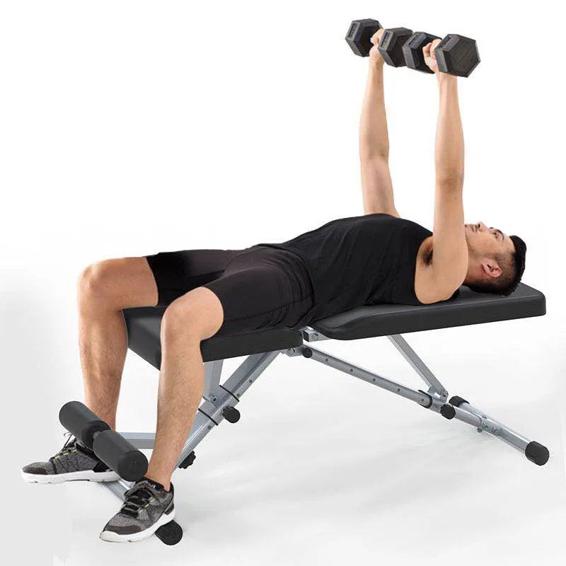 Фитнес-тренажер складной регулируемый для дома | Спорт и развлечения