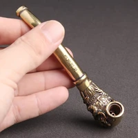 retro pipe mini metal brass smoking pipe carving collection crafts tobacco hookah gift decoration smoke accessories