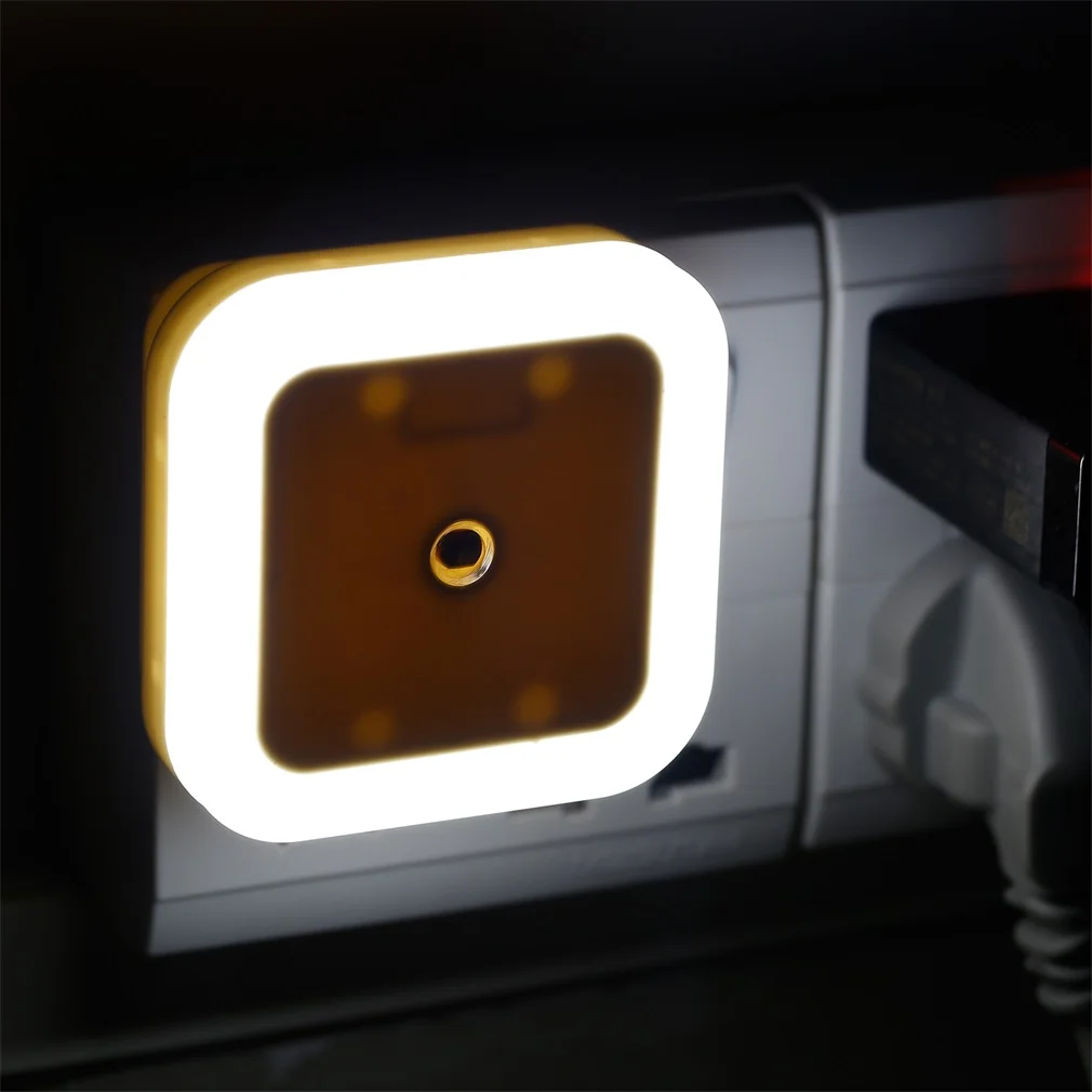 4 шт. 1 Вт Светодиодный светильник с автоматическим управлением датчик США штекер