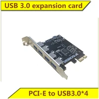 pci e to 4 usb3 0 desktop 4 port expansion card computer usb3 0 hub high speed rear 4 port expansion free usb 3 0 expansion card