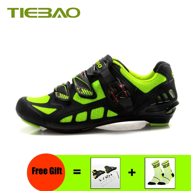 Cleats for 1502 G Tiebao; обувь для шоссейного велосипеда; sapatilha ciclismo; SPD-SL для велосипеда; обувь для верховой езды; самозакрывающиеся кроссовки для гоночного велоспорта - Цвет: Cleats for 1502 G