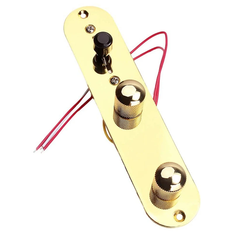 

HOT Saddle Bridge Plate 3 Way Switch Control Plate for Electric Guitar Parts Guitar Accessory Gold