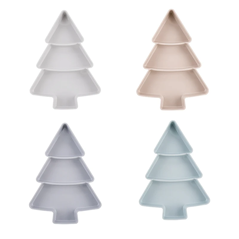 4 шт. креативная Рождественская елка форма фруктовое блюдо конфеты закуски