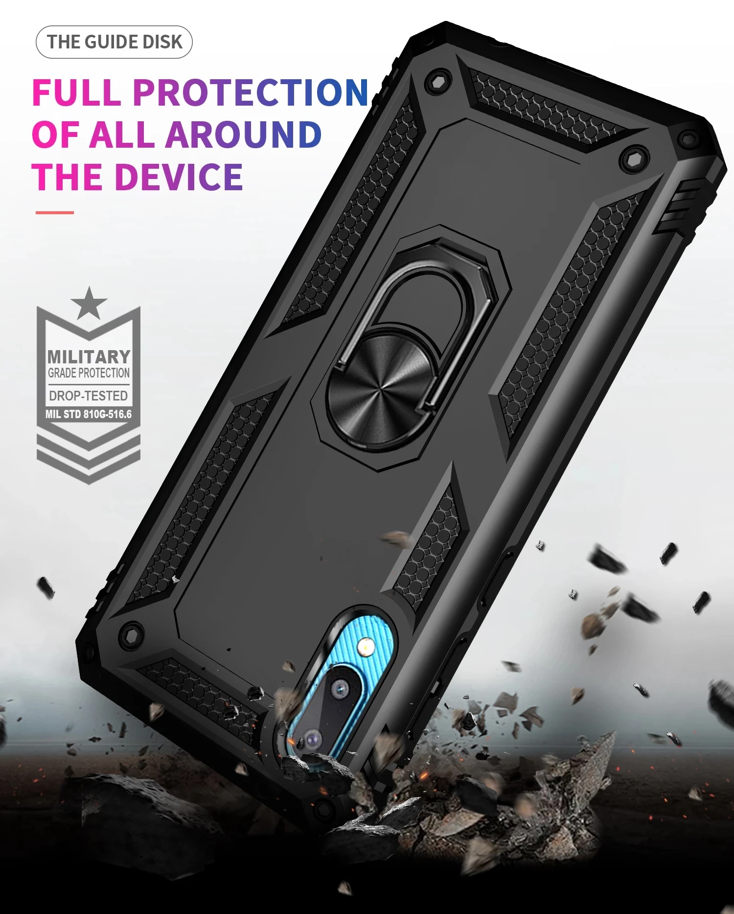 shockproof armor kickstand phone case for redmi note 10 9 pro max 9t 9s 8 7 xiaomi 11 lite 10 finger magnetic ring holder cover free global shipping