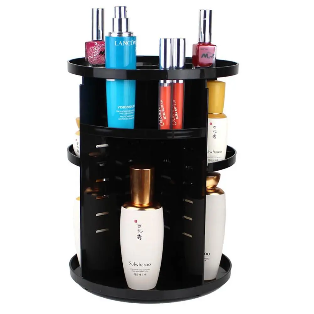 Вращающийся на 360 градусов Органайзер для макияжа держатель кистей ювелирный