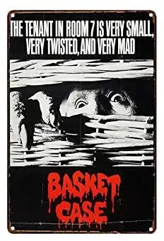 

Basket Case Movie Metal Tin Signs 12x8 Inch Wall Decor Kitchen