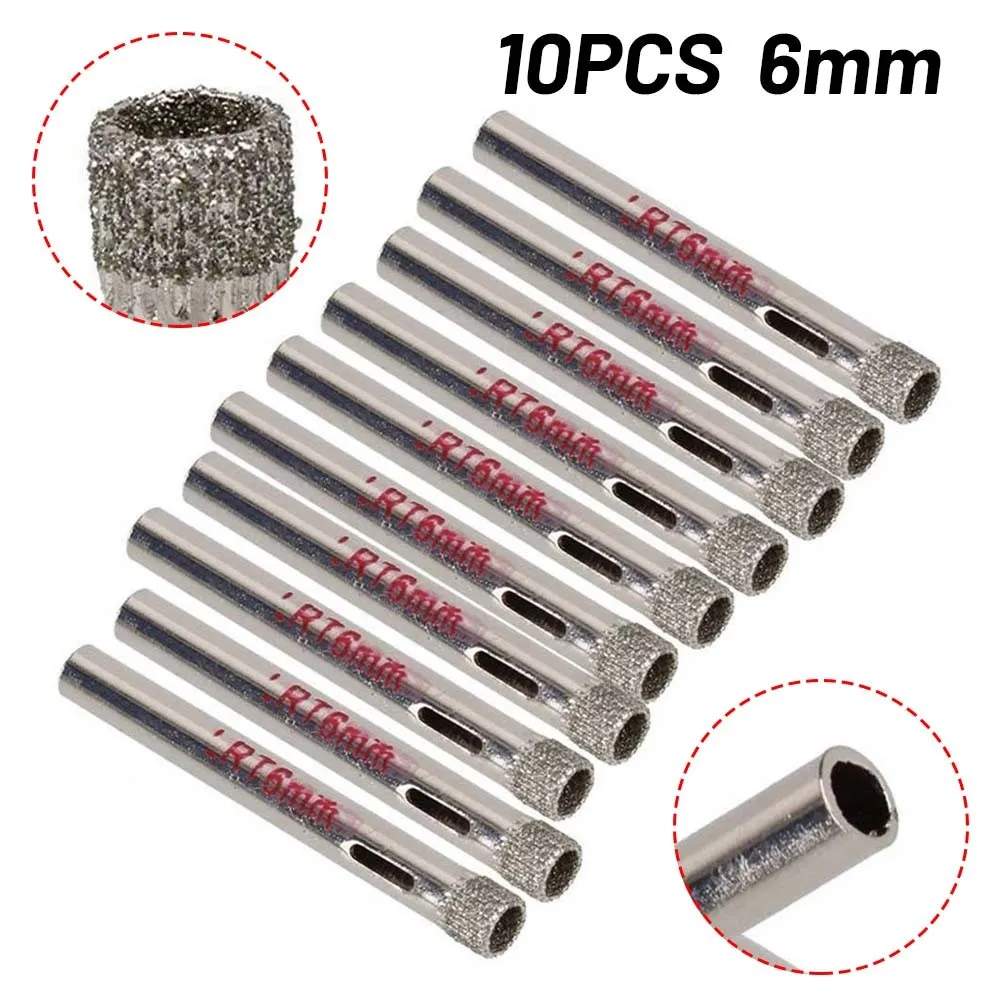 

10PCS 6mm High Quality Hole Opener Diamond Hole Opener Beads Grinding And Polishing Tools Glass Hole Openers Tile Hole Openers