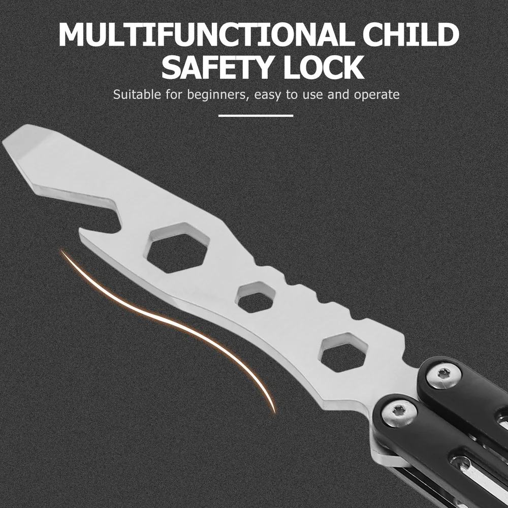 

1Pc Blunt Balisong Foldable Training Cutter Balisong Portable Dull Cutter