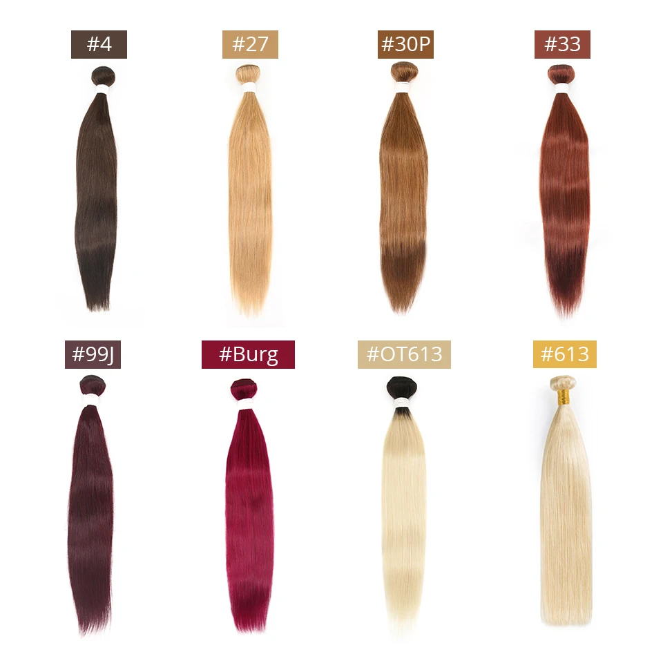 99J красные бордовые пряди с закрытием бразильские Прямые Натуральные кудрявые