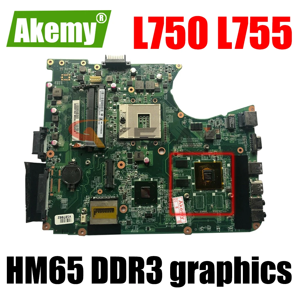   DABLBDMB8E0 A000080140  toshiba satellite L750 L755 HM65 DDR3 graphics