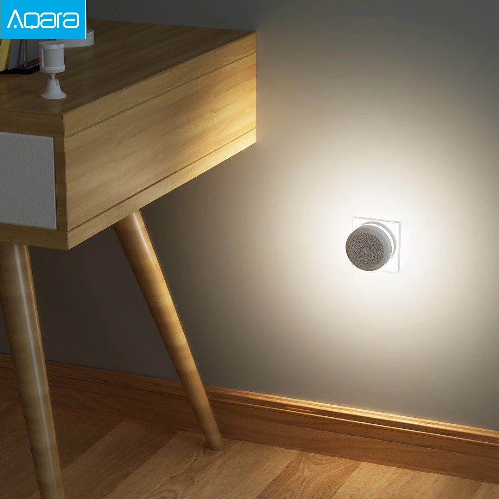Mijia Aqara Hub Gateway со светодиодным ночным светильник Smart work с для Apple Homekit International Edition Gateway