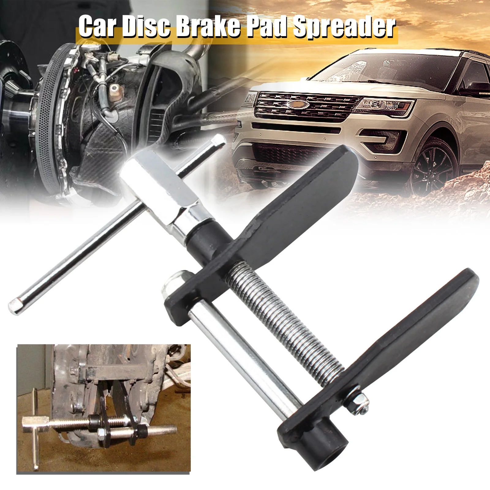 

Brake Pad Spreader Caliper Piston Tool Press Steel Universal Auto Car Seperator Replacement Adjust Repair Hand Compressor Acces