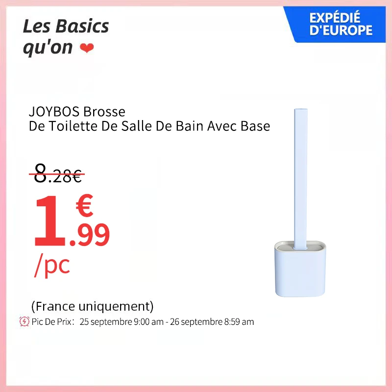 joybos toilet brush with base bathroom cleaning tool wc accessories flexible soft silicone head bristles brush holder set jx81 free global shipping