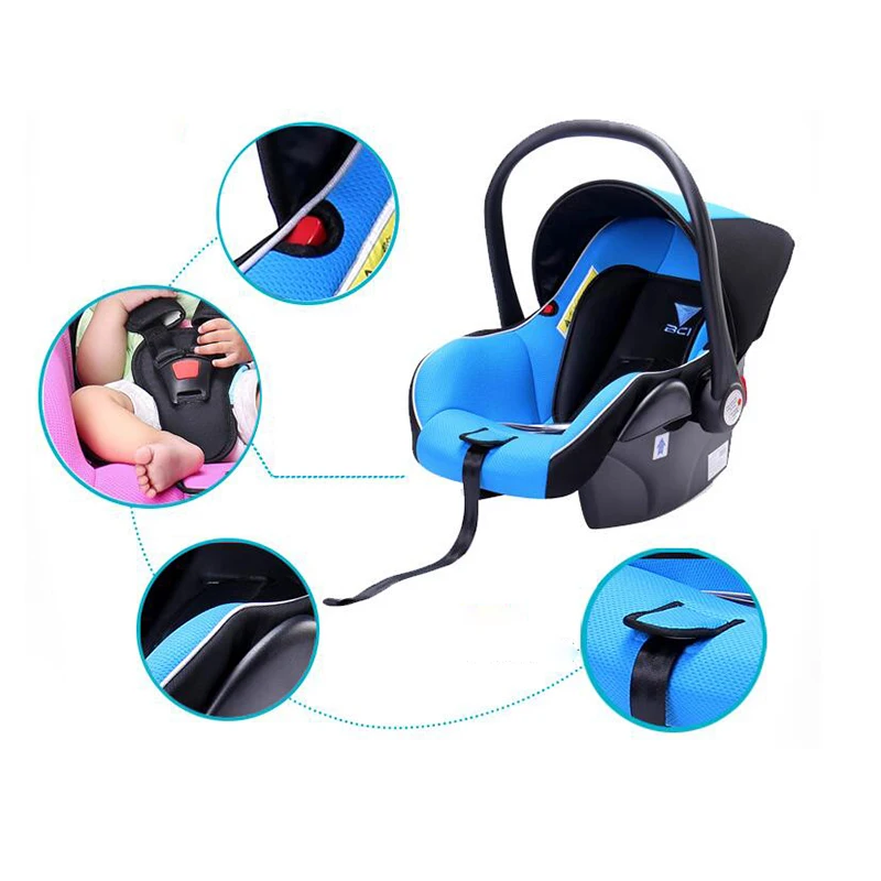 Детское автокресло 2 в 1 детская коляска корзина двойного назначения для