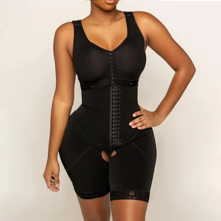 

Postpartum Shapewear For Women Chest Support Hip Shaping Bodysuit Sleeveless One-Piece BBl Post Op Surgery Supplies