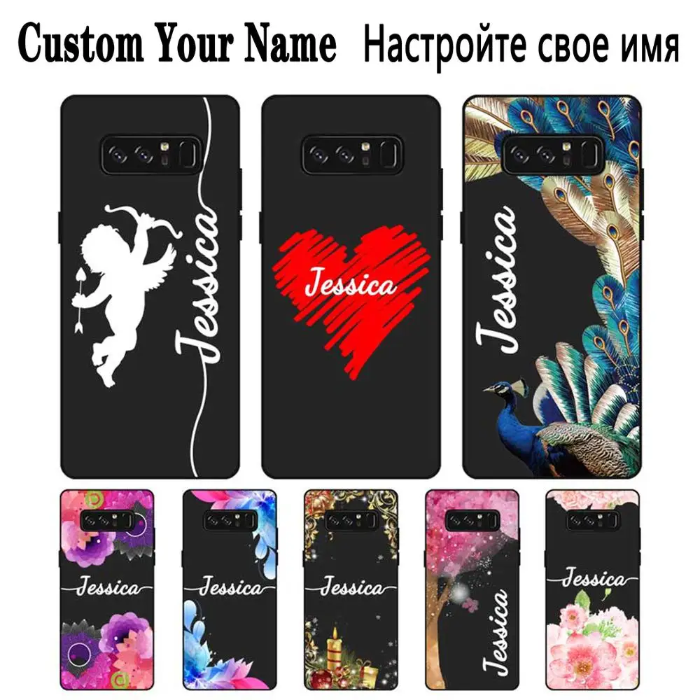 Черный мягкий силиконовый чехол из ТПУ для samsung Galaxy Note 3 4 5 8 9 10 Plus M10 M20 M30 Grand Prime |