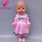 Одежда для 17-дюймовых кукол, Одежда для кукол 40 см, штаны, детское Кукольное платье для девочек