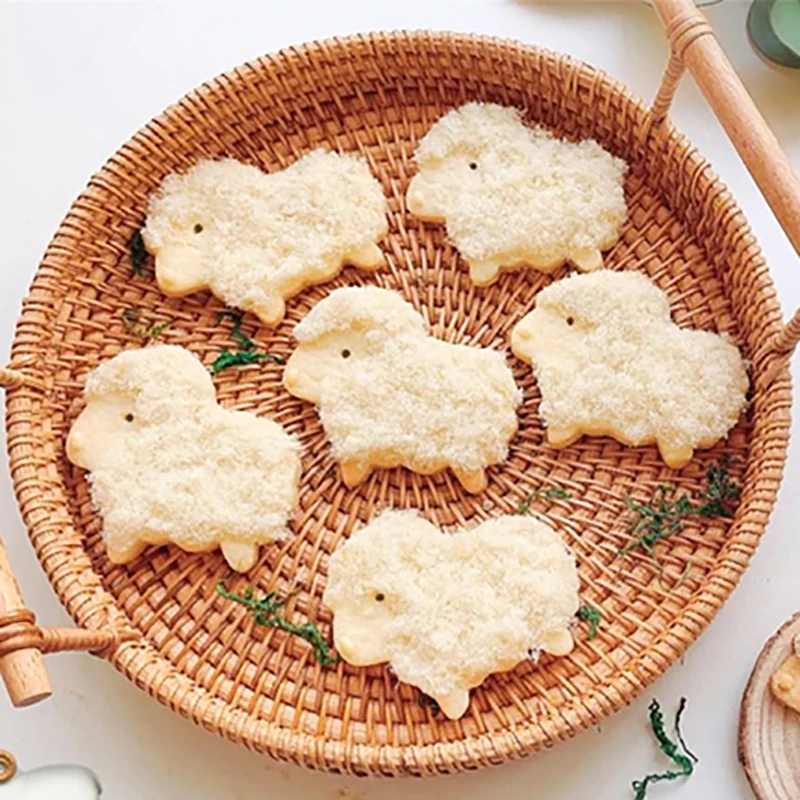 

Sheep cookie mold, Sean cake mold, cookie cutter, dough decoration, molding tool DIY stainless steel cookie decorating