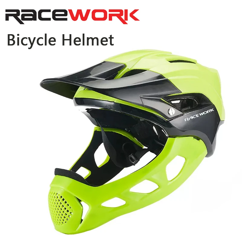 Велосипедный шлем RACEWORK, специализированная цельная шапка для горного и шоссейного велосипеда, легкая, размер 55-60 см - изображение
