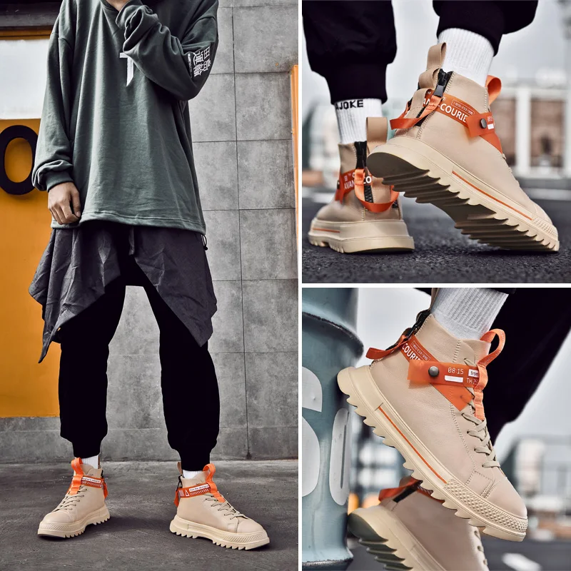 Мужские кроссовки со звездами ботильоны на молнии обувь для тренировок Уличная