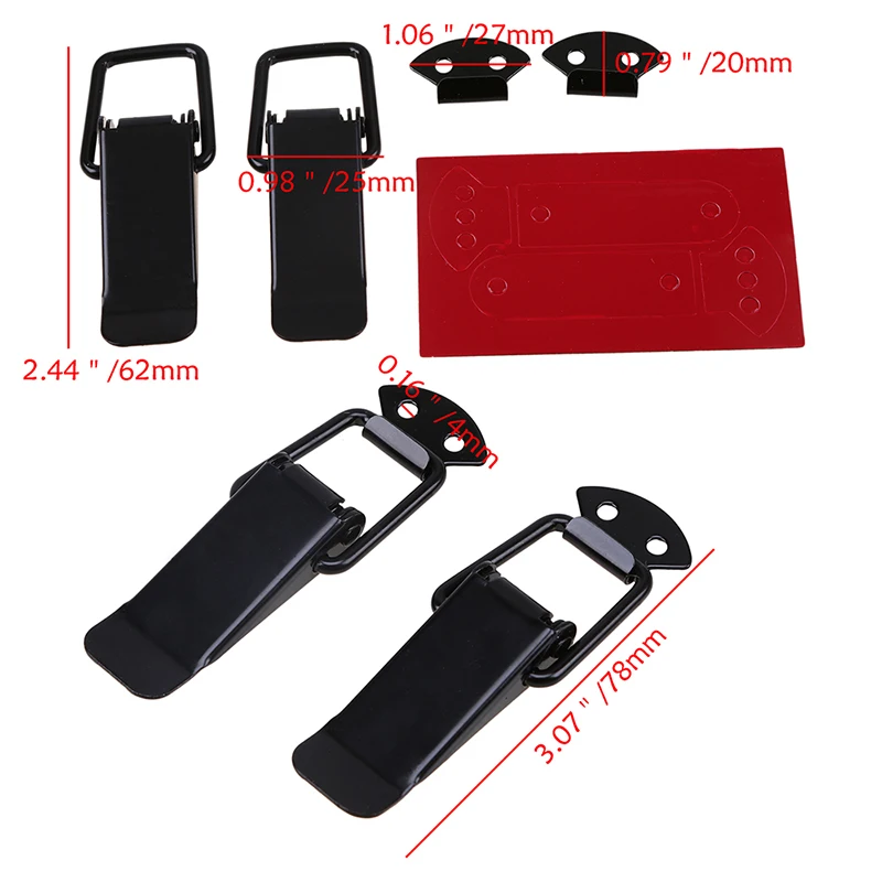 Автомобильные наклейки POSSBAY универсальный комплект зажимов для крючка