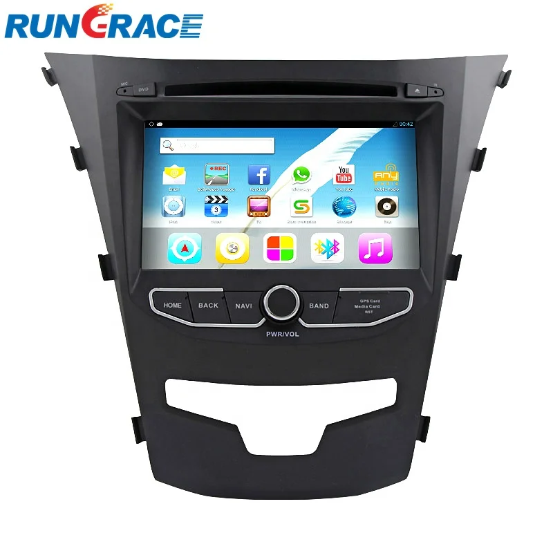 

Hot products audio stereo car android radio fm converter for ssangyong korando