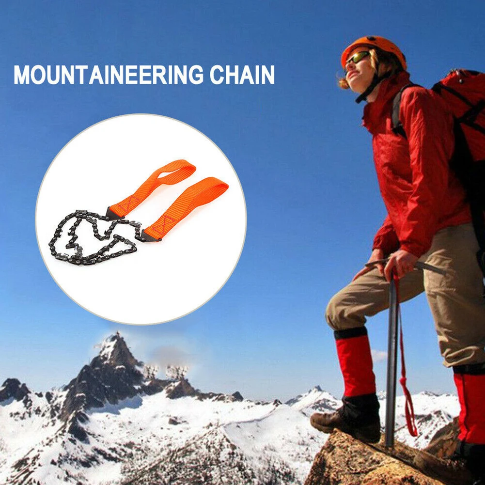 Chain Saw Pocket Tool String Hand Gear Emergency 24 Inch Portable Hacksaw Mountaineering Outdoor Survival Handle Camping