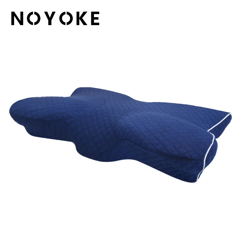 

Memory Foam Pillows for Sleeping Contour Cervical Butterfly Shape Bed Sleep Pillow Orthopedic Neck Support with Pillowcase
