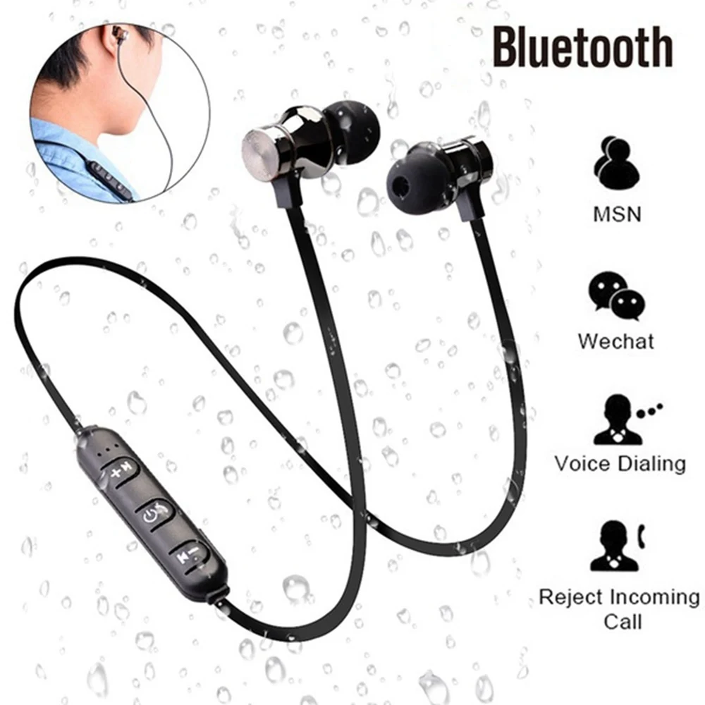 Беспроводная Спортивная Bluetooth гарнитура AE голосовое управление функция вызова